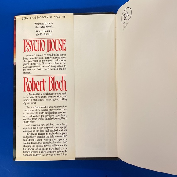 Psycho House by Robert Bloch (hardcover) vintage, 1990 - Picture 2 of 9